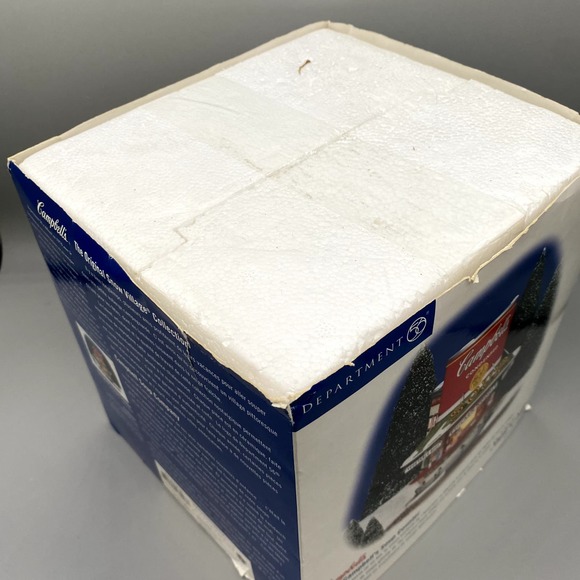 Dept. 56 Snow Village Campbell's Soup Counter NEW - Picture 3 of 3